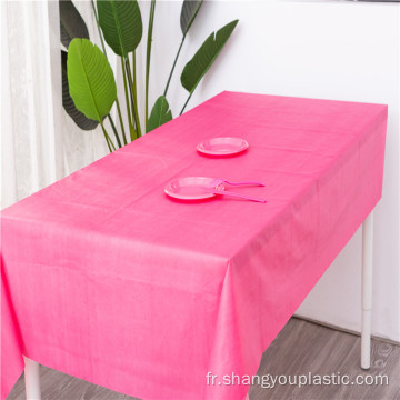 Couverture de table à manger robuste jetable